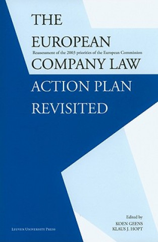 Książka European Company Law Action Plan Revisited Koen Geens