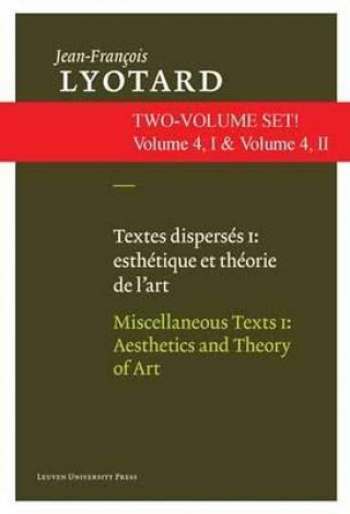 Buch Miscellaneous Texts Jean-Francois Lyotard