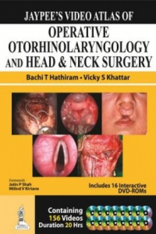 Carte Jaypee's Video Atlas of Operative Otorhinolaryngology and Head & Neck Surgery Bachi T Hathiram