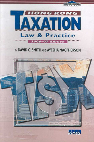 Buch Hong Kong Taxation David G. Smith