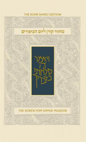 Könyv Yom Kippur Mahzor, Sacks Jonathan Sacks