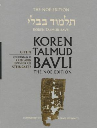 Livre Koren Talmud Bavli Adin Steinsaltz