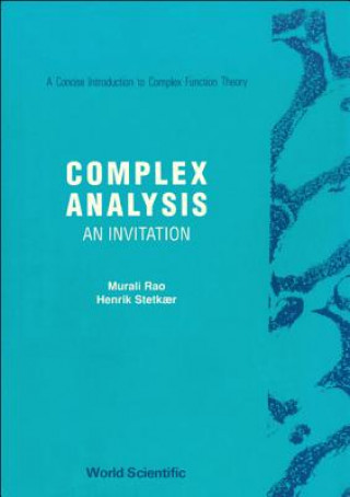 Kniha Complex Analysis: An Invitation M. M. Rao