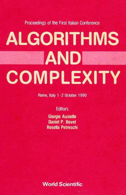 Książka Algorithms and Complexity Dan P. Bovet