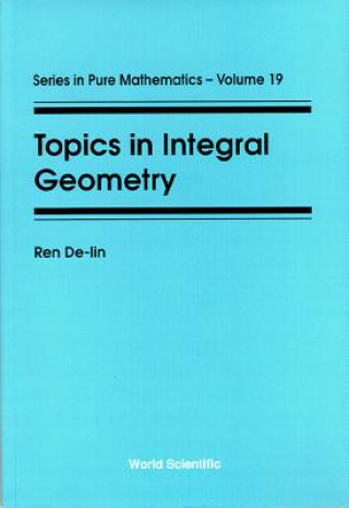 Carte Topics In Integral Geometry D. L. Ren