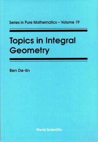 Libro Topics In Integral Geometry D. L. Ren