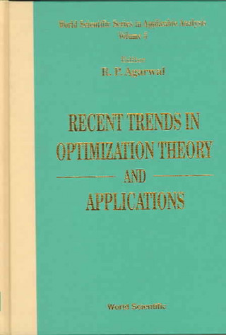 Knjiga Recent Trends In Optimization Theory And Applications 