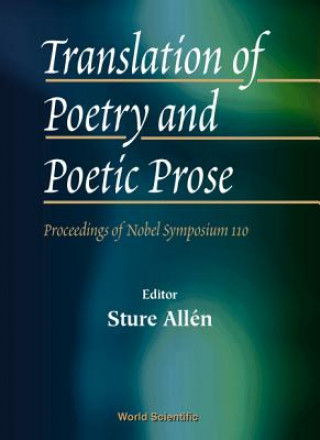 Buch Translation Of Poetry And Poetic Prose - Proceedings Of The Nobel Symposium 110 Allen Sture