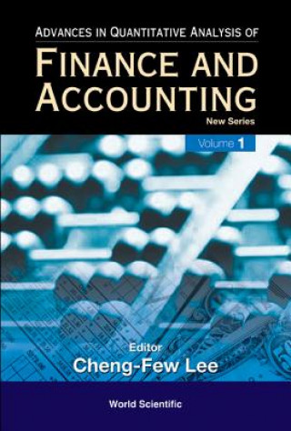 Carte Advances In Quantitative Analysis Of Finance And Accounting - New Series Cheng F. Lee