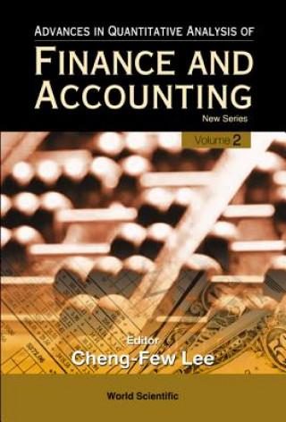 Carte Advances In Quantitative Analysis Of Finance And Accounting - New Series (Vol. 2) Lee Cheng-few