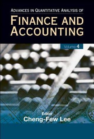 Carte Advances In Quantitative Analysis Of Finance And Accounting (Vol. 4) Lee Cheng-few