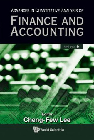 Carte Advances In Quantitative Analysis Of Finance And Accounting (Vol. 6) Lee Cheng-few