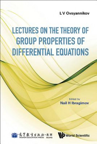 Carte Lectures On The Theory Of Group Properties Of Differential Equations L. V. Ovsyannikov