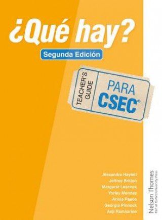 Kniha ?Que Hay? Teacher's Guide CSEC (R) Christine Haylett