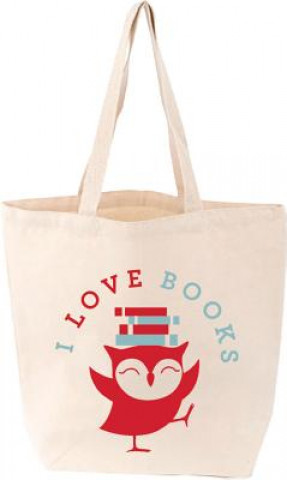 Könyv I Love Books Littlelit Tote Bag Gibbs Smith Publisher