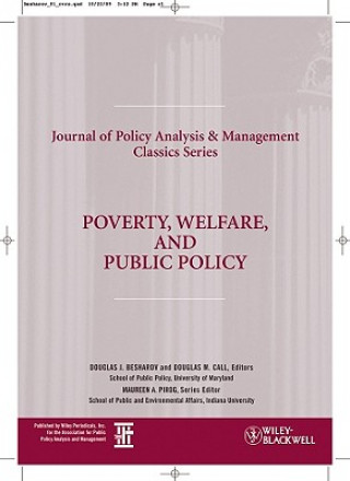 Kniha Poverty, Welfare, and Public Policy Douglas J. Besharov