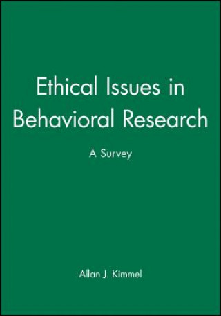 Carte Ethical Issues in Behavioral Research Allan J. Kimmel