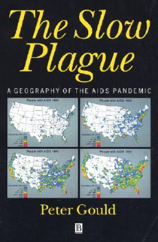 Carte Slow Plague-A Geography Of The Aids Pandemic Peter Gould