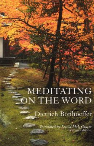 Livre Meditating on the Word Dietrich Bonhoeffer