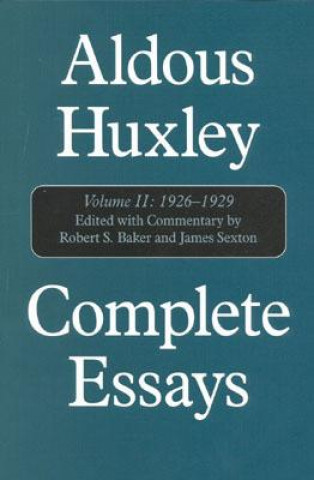 Könyv Complete Essays Aldous Huxley