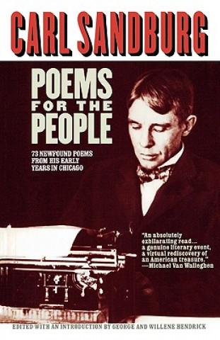 Kniha Poems for the People Carl Sandburg
