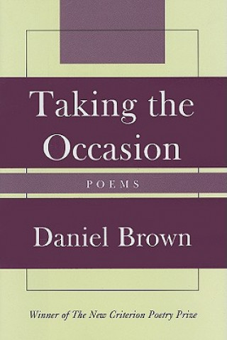 Kniha Taking the Occasion Daniel Brown