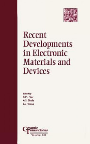 Carte Recent Developments in Electronic Materials and Devices - Ceramic Transactions V131 Nair