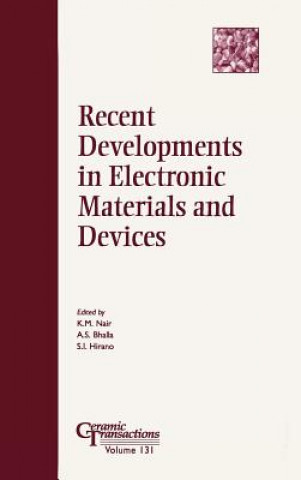 Libro Recent Developments in Electronic Materials and Devices - Ceramic Transactions V131 Nair