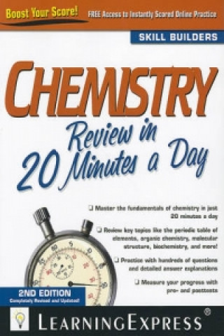 Könyv Chemistry Review in 20 Minutes a Day Learningexpress