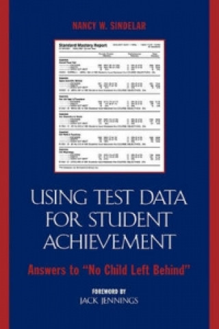 Knjiga Using Test Data for Student Achievement Nancy W. Sindelar