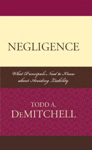 Kniha Negligence Todd A. DeMitchell