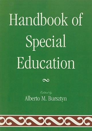 Kniha Handbook of Special Education Alberto Marcos Bursztyn