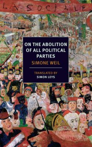 Könyv On The Abolition Of All Polictical Simone Weil