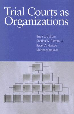 Könyv Trial Courts as Organizations Brian J. Ostrom