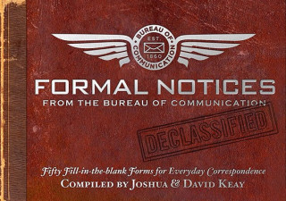 Kniha Formal Notices Joshua Keay