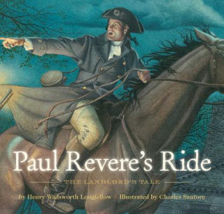 Carte Paul Revere's Ride Henry Wadsworth Longfellow