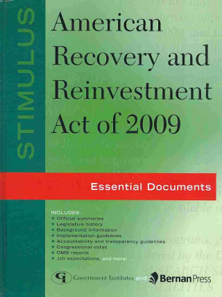 Knjiga Stimulus: American Recovery and Reinvestment Act of 2009 Federal Government