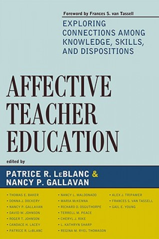 Könyv Affective Teacher Education Patrice R. LeBlanc