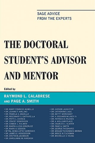 Carte Doctoral StudentOs Advisor and Mentor Raymond L. Calabrese