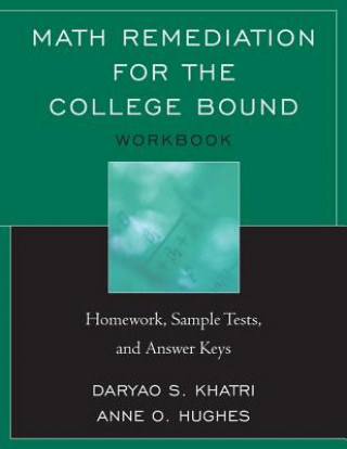 Kniha Math Remediation for the College Bound Daryao S. Khatri