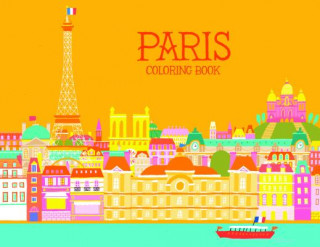 Книга Paris Coloring Book Min Heo