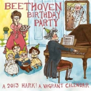Kalendář/Diář Beethoven Birthday Party Kate Beaton