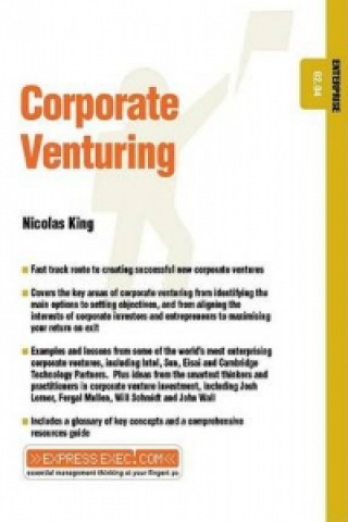 Kniha Corporate Venturing Nicolas King