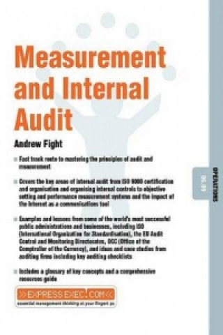 Kniha Measurement and Internal Audit Andrew Fight