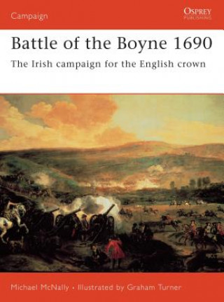 Carte Battle of the Boyne 1690 Michael McNally