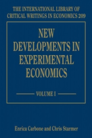 Könyv New Developments in Experimental Economics 