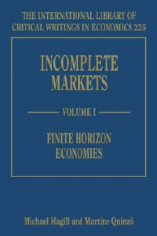 Knjiga Incomplete Markets Michael Magill