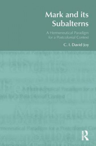 Libro Mark and its Subalterns David I. C. Joy