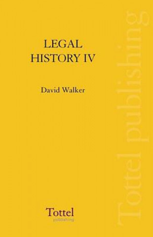 Book Legal History of Scotland David M. Walker