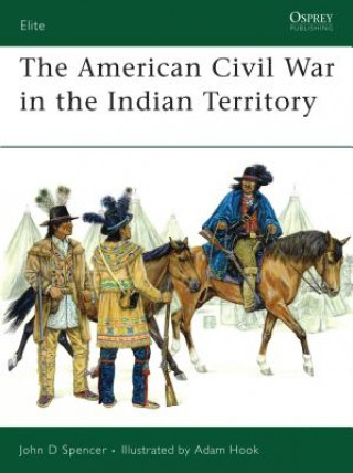 Carte American Civil War in the Indian Territory John D. Spencer